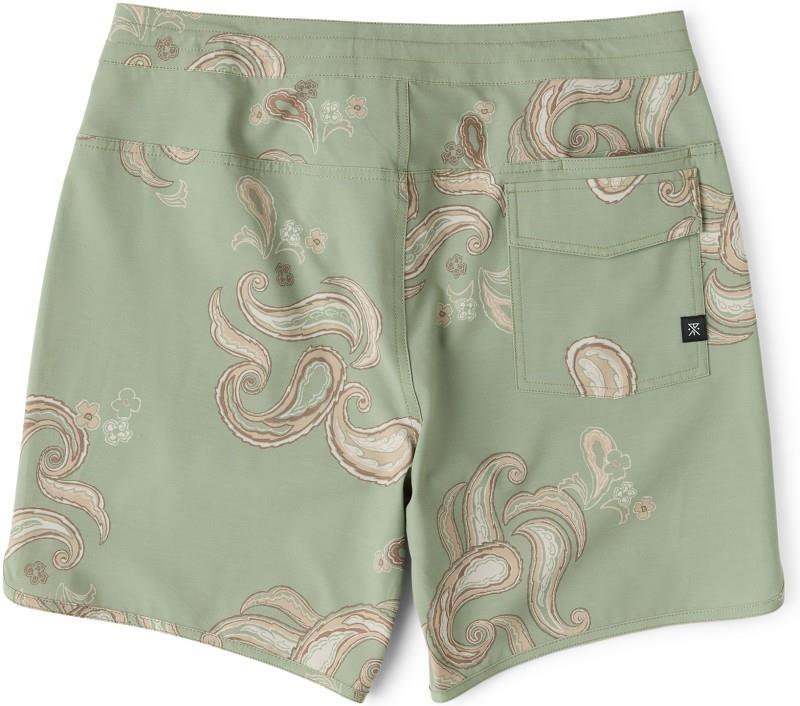 Chiller Scallop Boardshorts - Mens - dusty sage 1