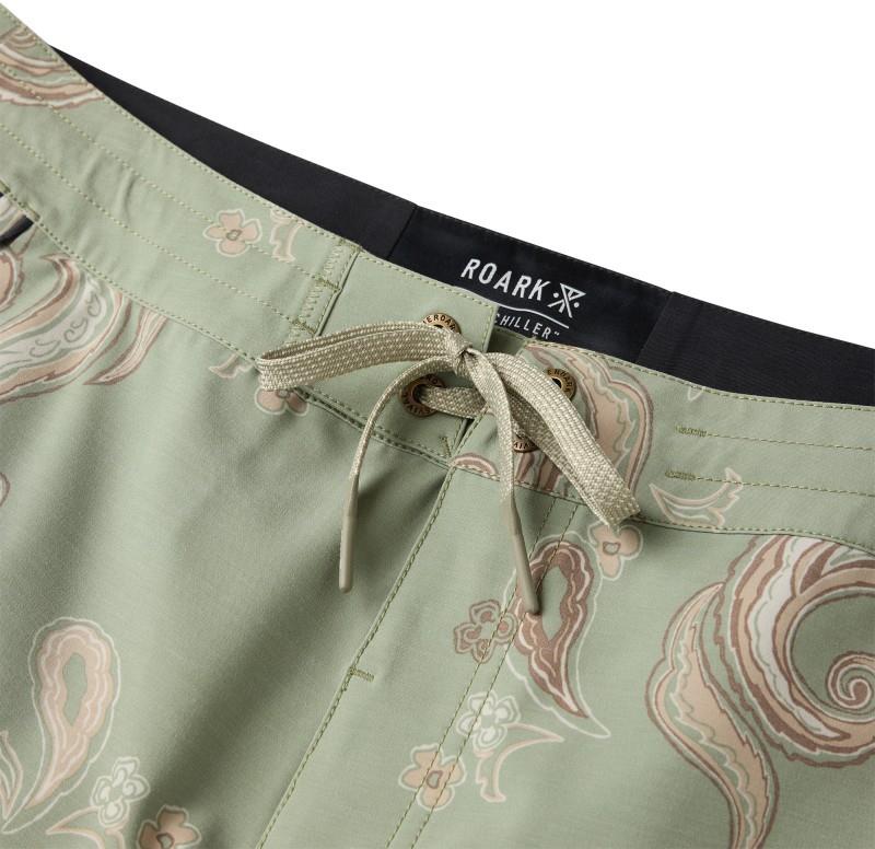 Chiller Scallop Boardshorts - Mens - dusty sage 1