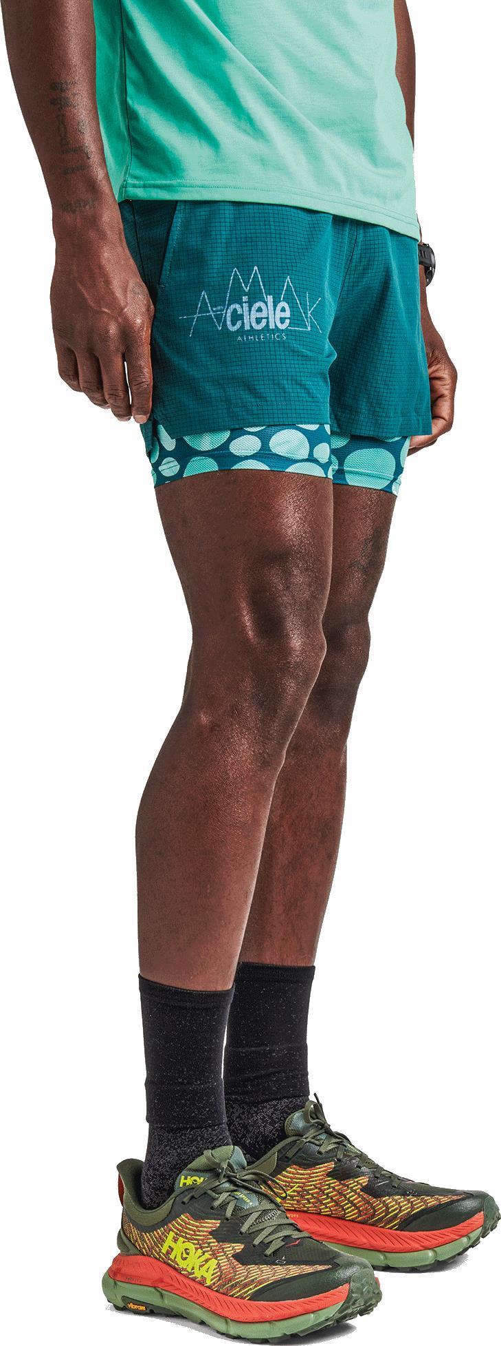 Ciele X Run Amok - Bommer Shorts, 3.5" Inseam - Mens - Evergreen 3