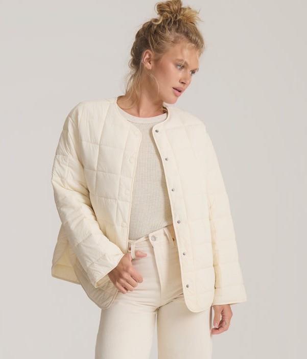 Cloud Liner Jacket - Womens - bone 1