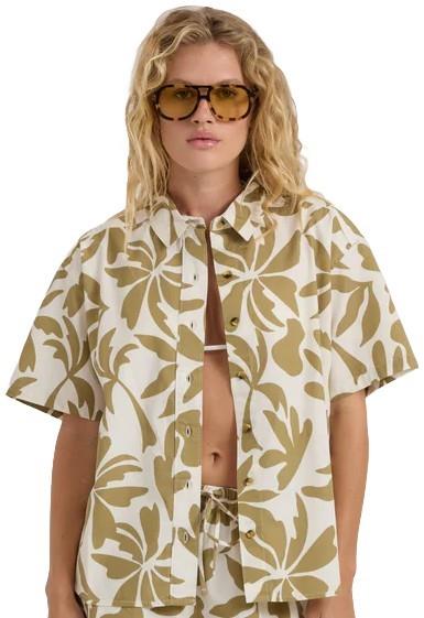 Costa SS Woven - Womens - dusty olive 1