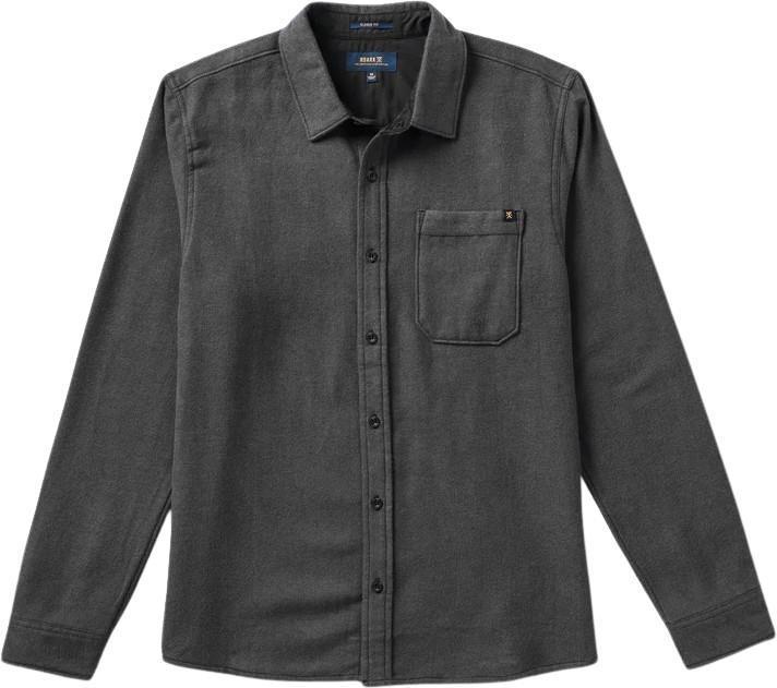 Crossroads LS Flannel - Mens - charcoal 1