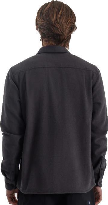 Crossroads LS Flannel - Mens - charcoal 1