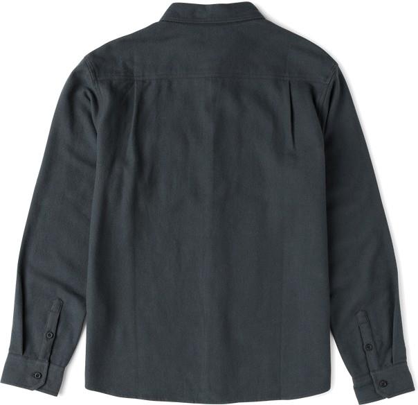 Crossroads LS Flannel - Mens - dark charcoal 1