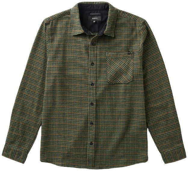 Crossroads LS Flannel - Mens - dark forest 1
