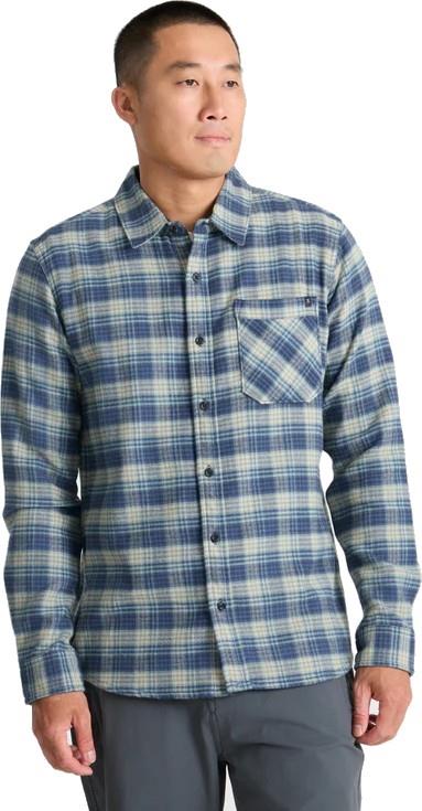 Crossroads LS Flannel - Mens - deep blue 1