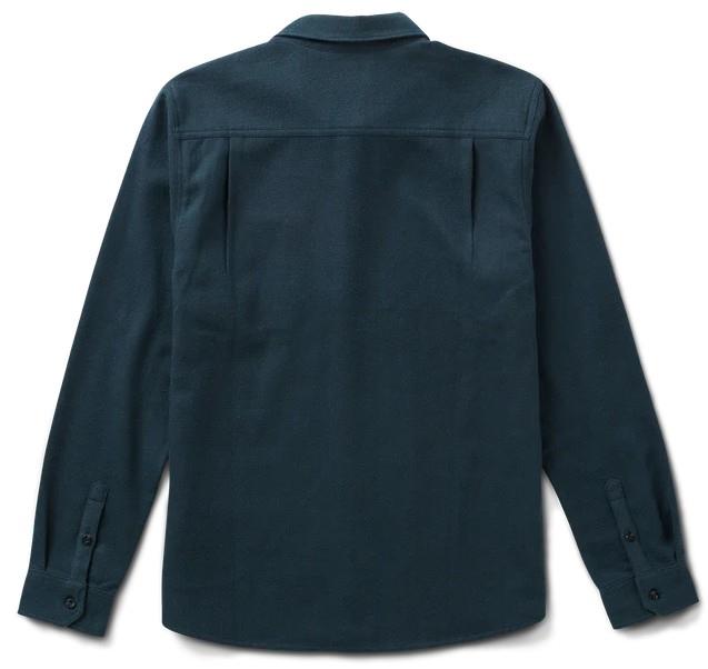 Crossroads LS Flannel - Mens - deep navy herringbone 1