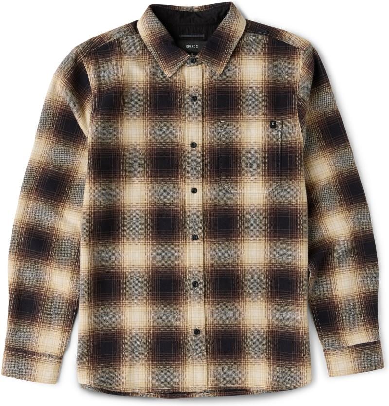 Crossroads LS Flannel - Mens - faded brown 1