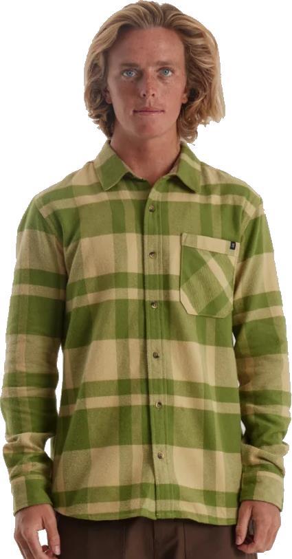 Crossroads LS Flannel - Mens - fern 1
