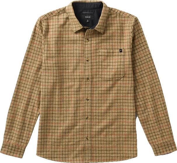 Crossroads LS Flannel - Mens - khaki 1