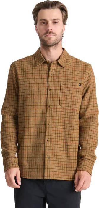 Crossroads LS Flannel - Mens - khaki 1