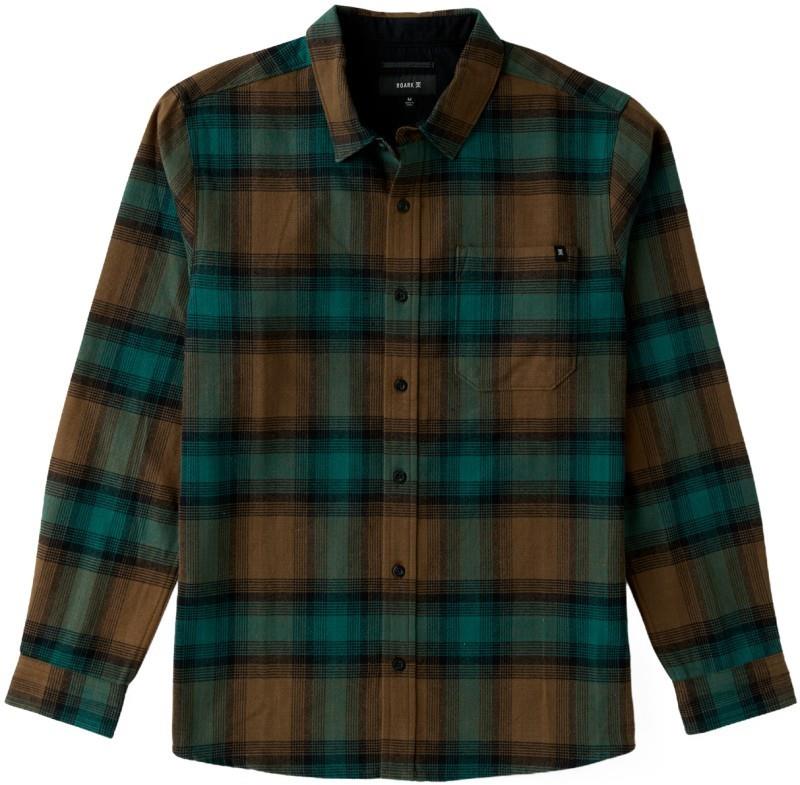 Crossroads LS Flannel - Mens - mushroom 1