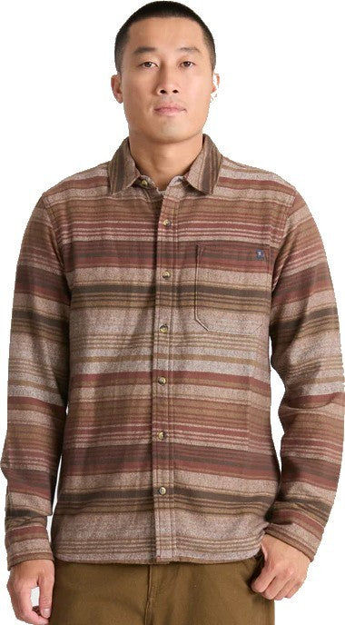 Crossroads LS Flannel - Mens - red clay 1