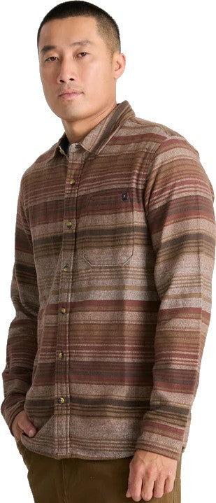 Crossroads LS Flannel - Mens - red clay 1