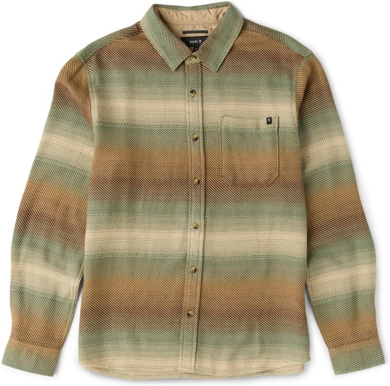 Crossroads LS Flannel - Mens - sand 1