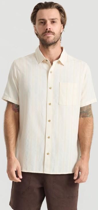 Crosswinds SS Woven - Mens - unbleached 1