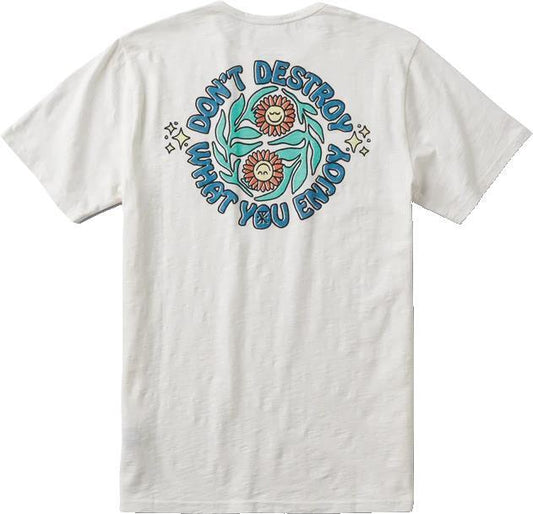 Destroy Enjoy Premium Tee - Mens - Off White 1