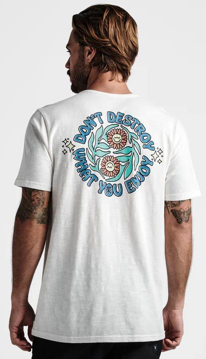 Destroy Enjoy Premium Tee - Mens - Off White 3