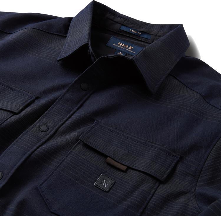 Diablo Flannel - Mens - dark navy stripes 1