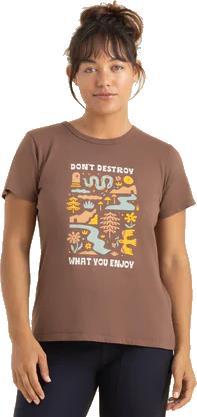 Enjoy Everyday Tee - Womens - saddle 1