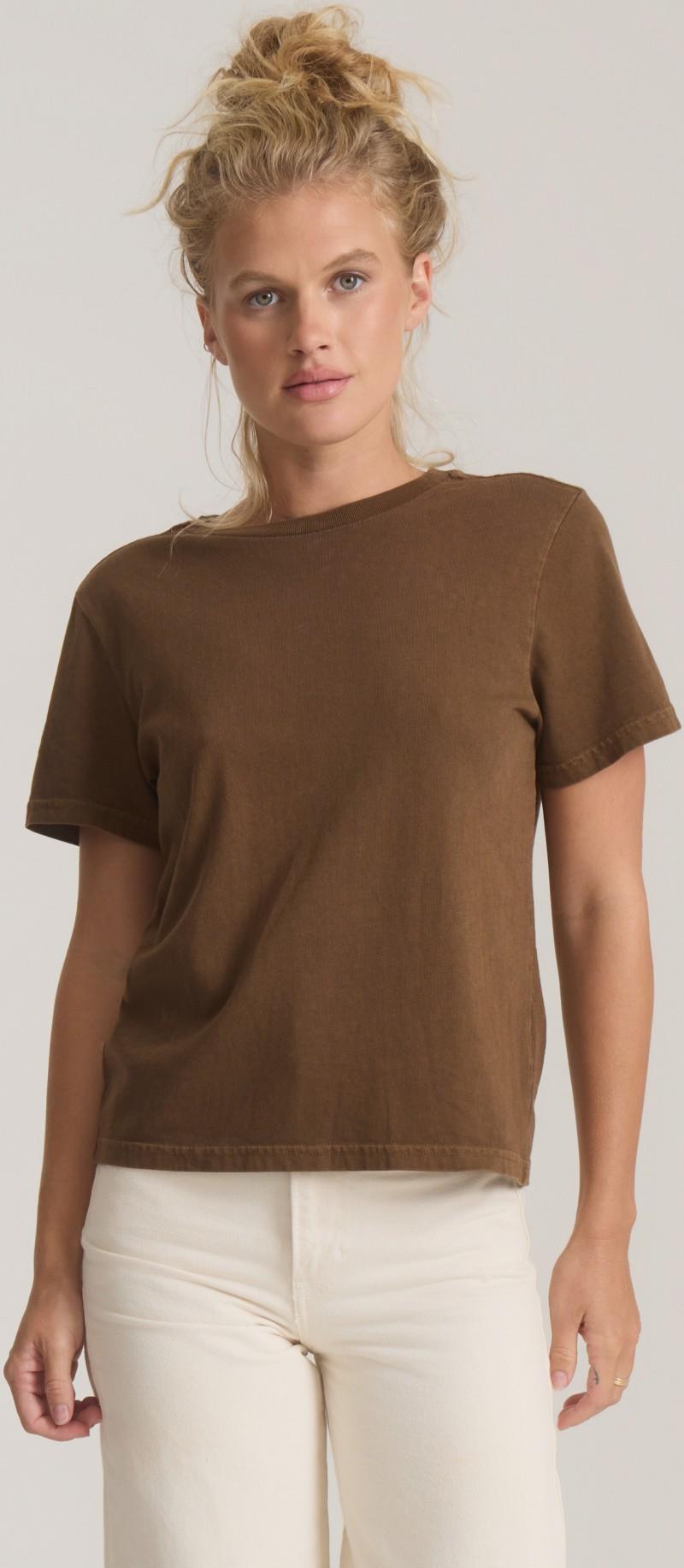 Everyday SS Tee - Womens - coco bean 1