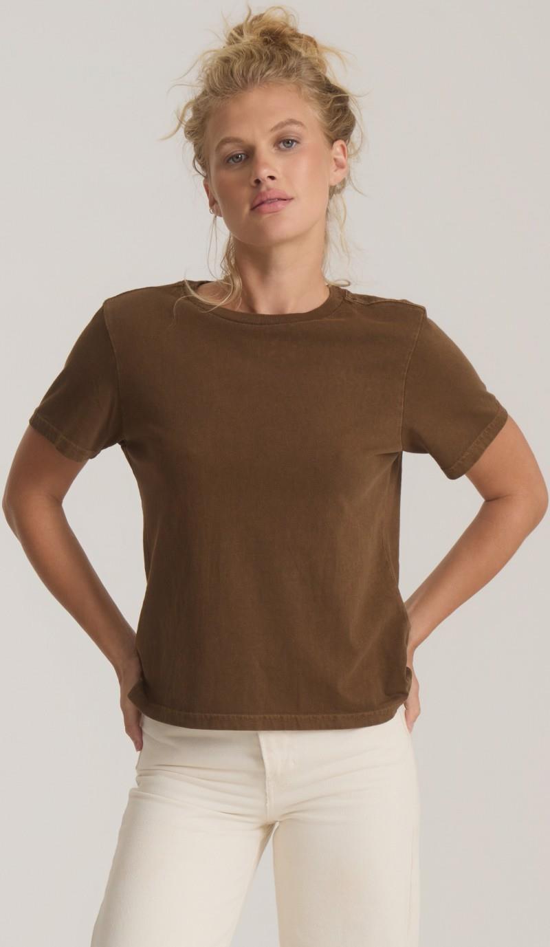 Everyday SS Tee - Womens - coco bean 1