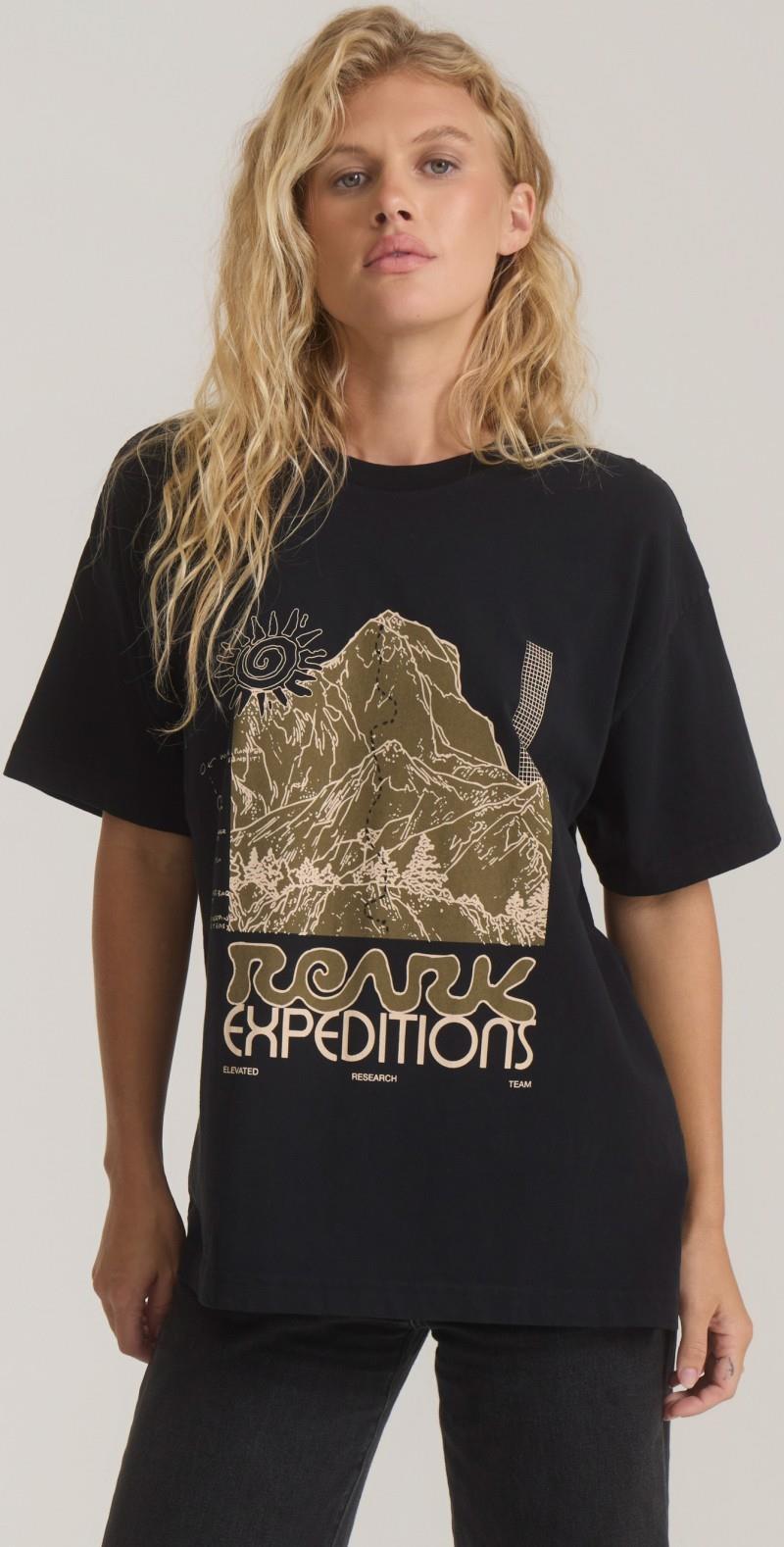 Expeditions Oversized Tee SS - Womens - black 1