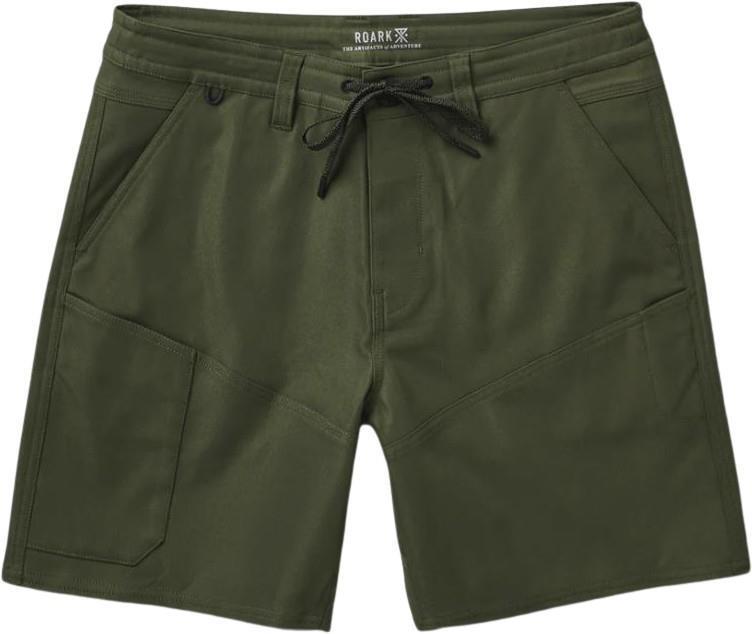 Explorer Long Road Shorts, 18" Inseam - Mens - Dark Military 1