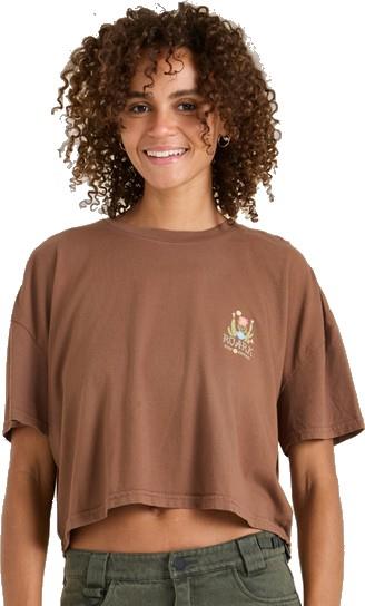Garden Seek Boxy Crop SS - Womens - otter 1