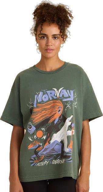 Gnarway Oversized SS Tee - Womens - tundra 1