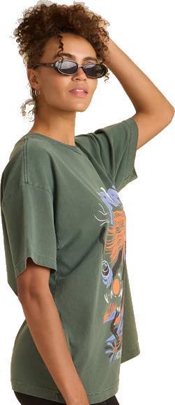 Gnarway Oversized SS Tee - Womens - tundra 1