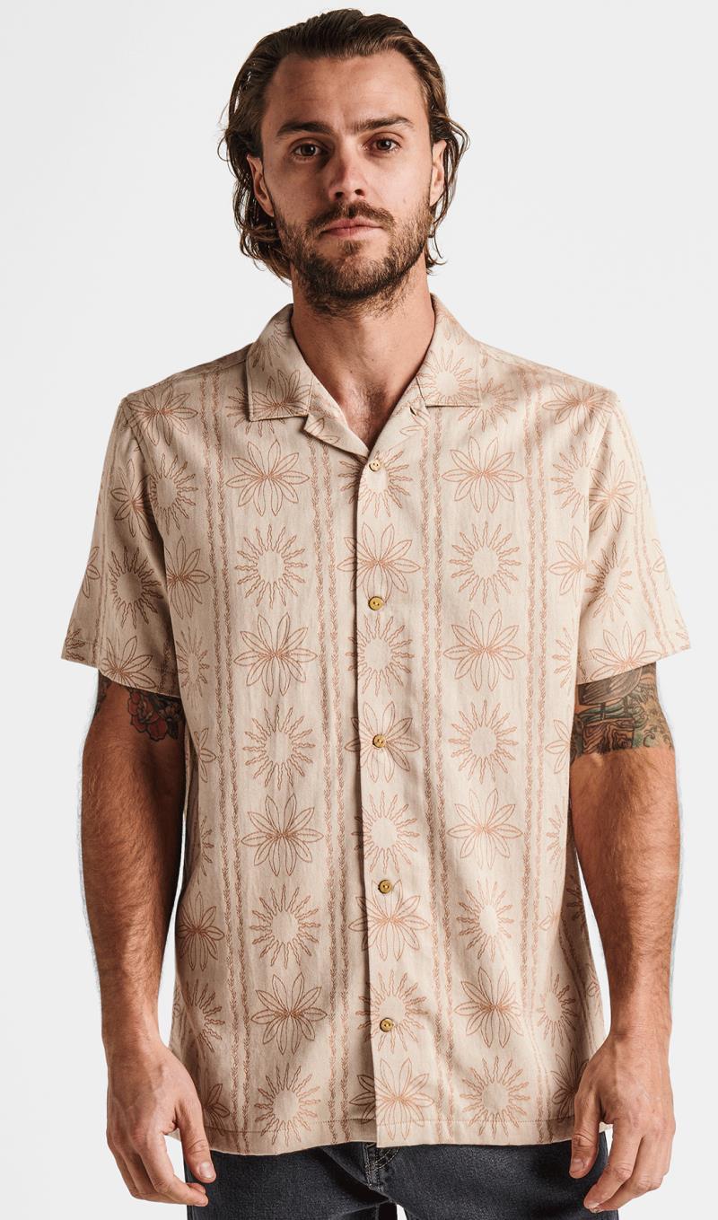 Gonzo Tiare Woven SS - Mens - bone 1