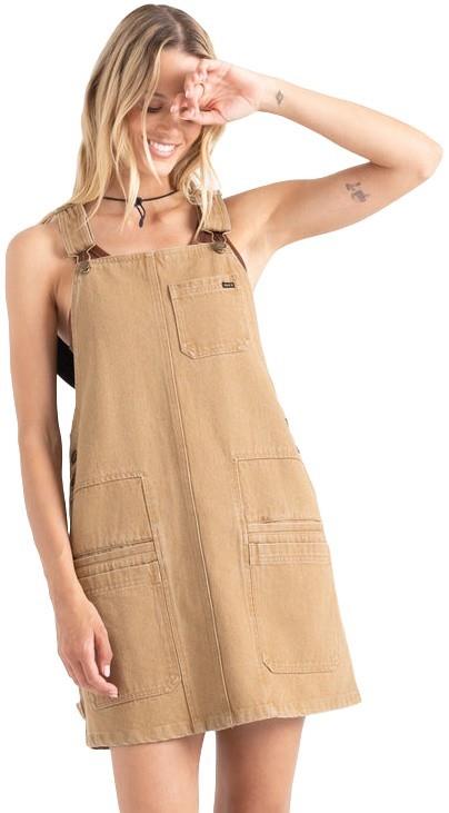 HWY 1 Overall Dress - otter 1