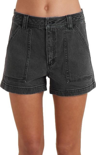 HWY Shorts - Womens - faded black 1