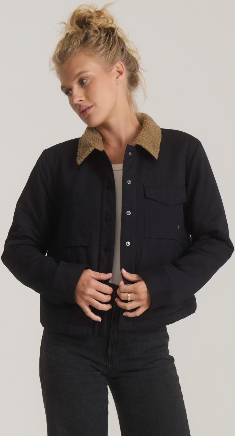 Hebrides Sherpa - Womens - black 1