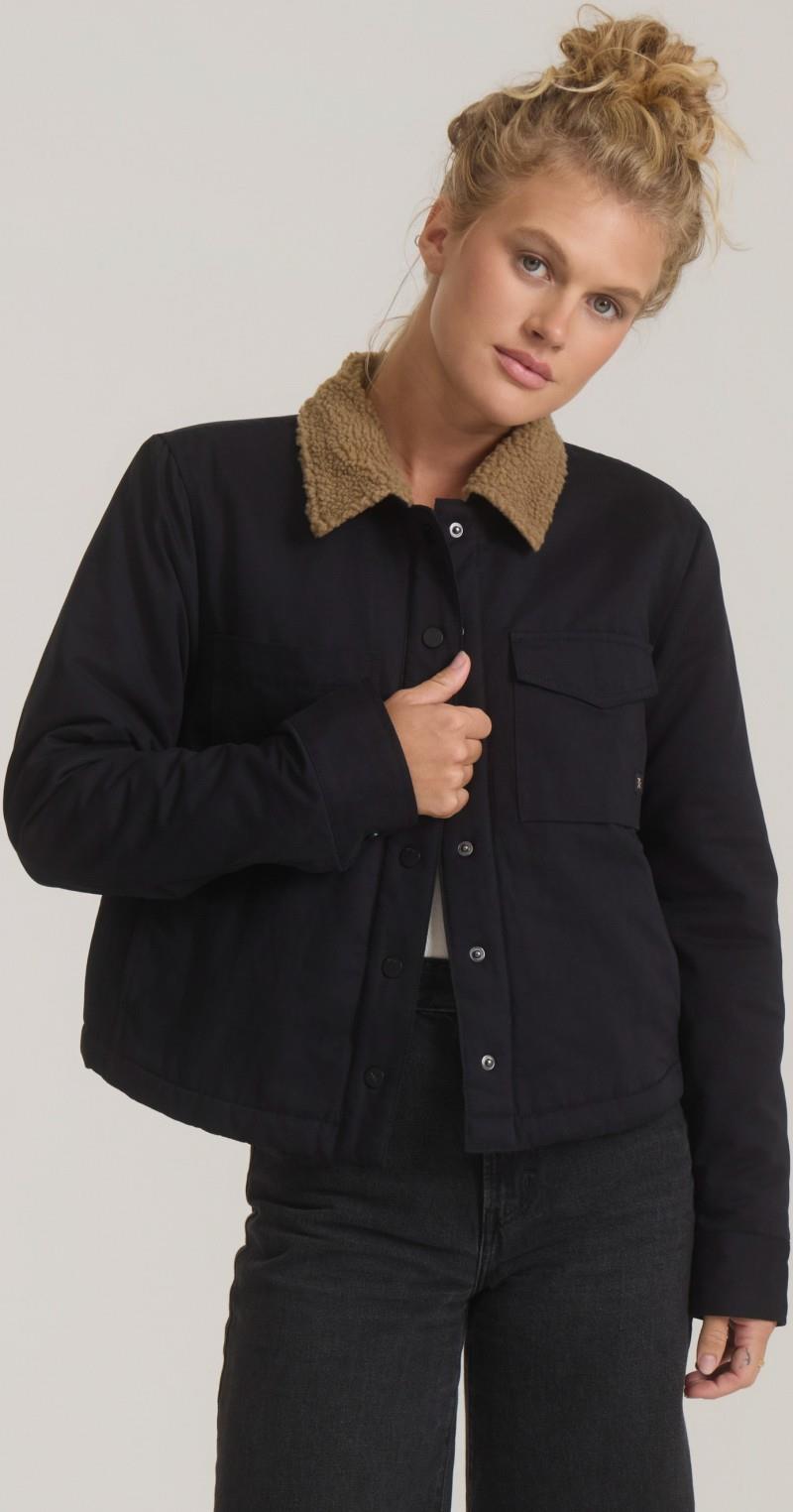 Hebrides Sherpa - Womens - black 1