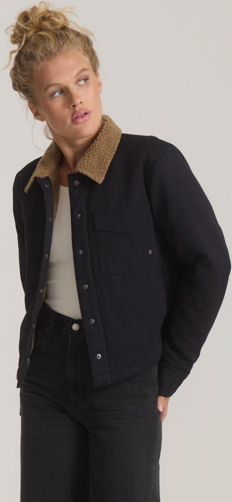 Hebrides Sherpa - Womens - black 1