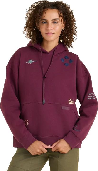 Hiker Hoodie - Womens - blackberry 1
