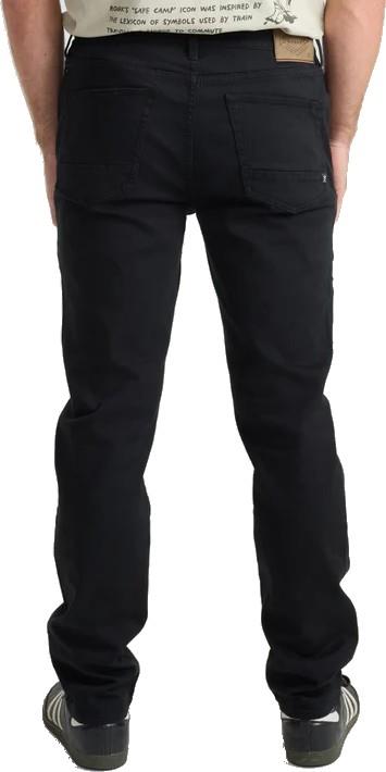 Hwy 128 5-Pocket Broken Twill Jeans - Mens - black 1