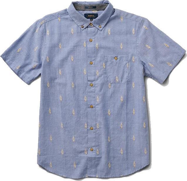 Ikat Dobby Woven - Mens - light blue 1