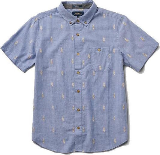 Ikat Dobby Woven - Mens - light blue 1