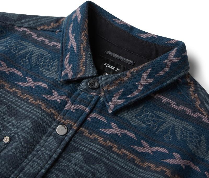 Journey Jacquard Flannel - Mens - navy 1