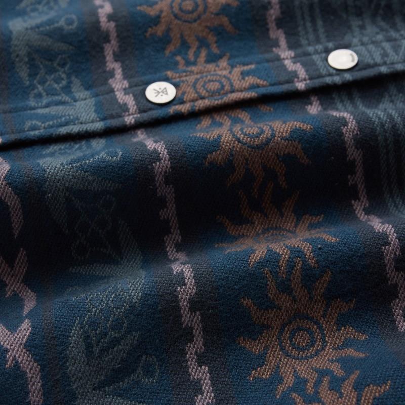 Journey Jacquard Flannel - Mens - navy 1