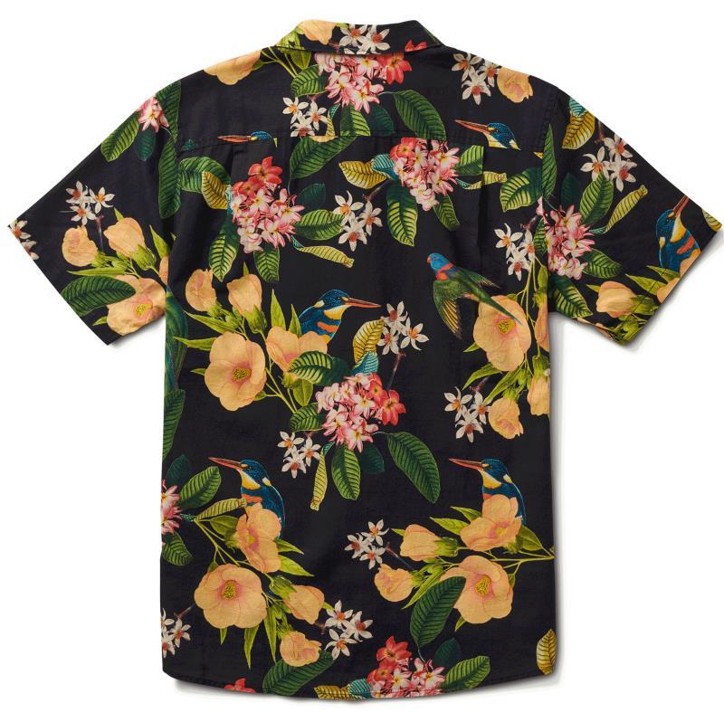 Journey Manu Floral Woven SS - Mens - Black 2