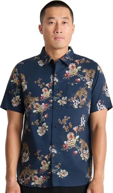 Journey Woven SS - Mens - deep navy 1