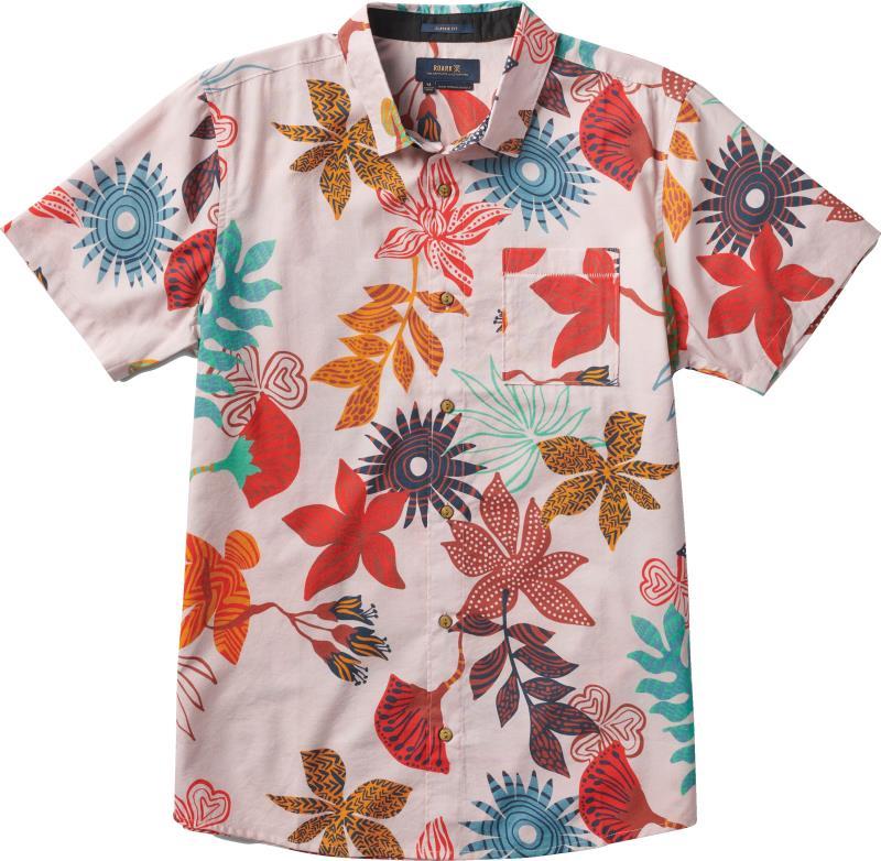 Journey Zealandia Woven SS - Mens - light pink 1