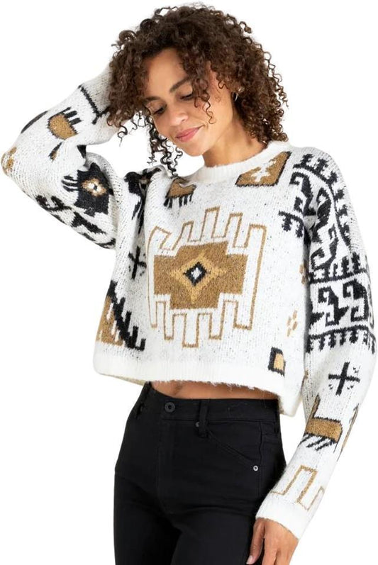 KOS Sweater - Womens - white wolf 1