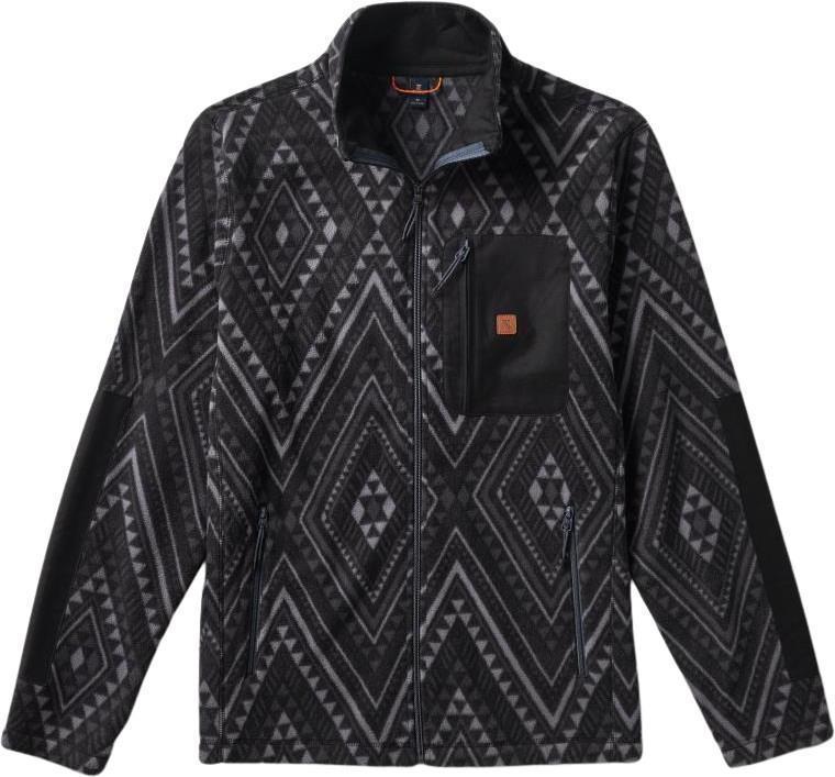 Landfall Fleece - Mens - black print 1