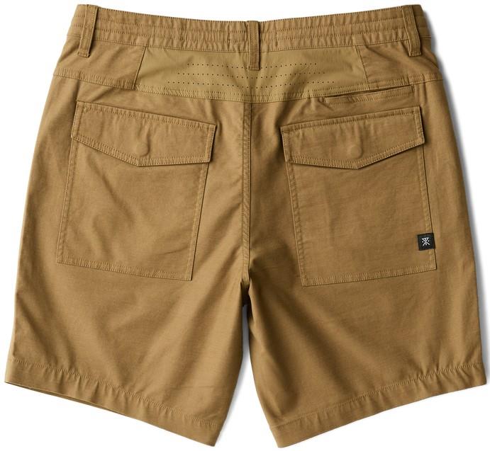 Layover Pro Traveler Shorts - Mens - dark khaki 1