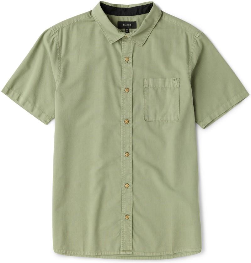 Made To Fade Woven SS - Mens - washed dusty sage 1